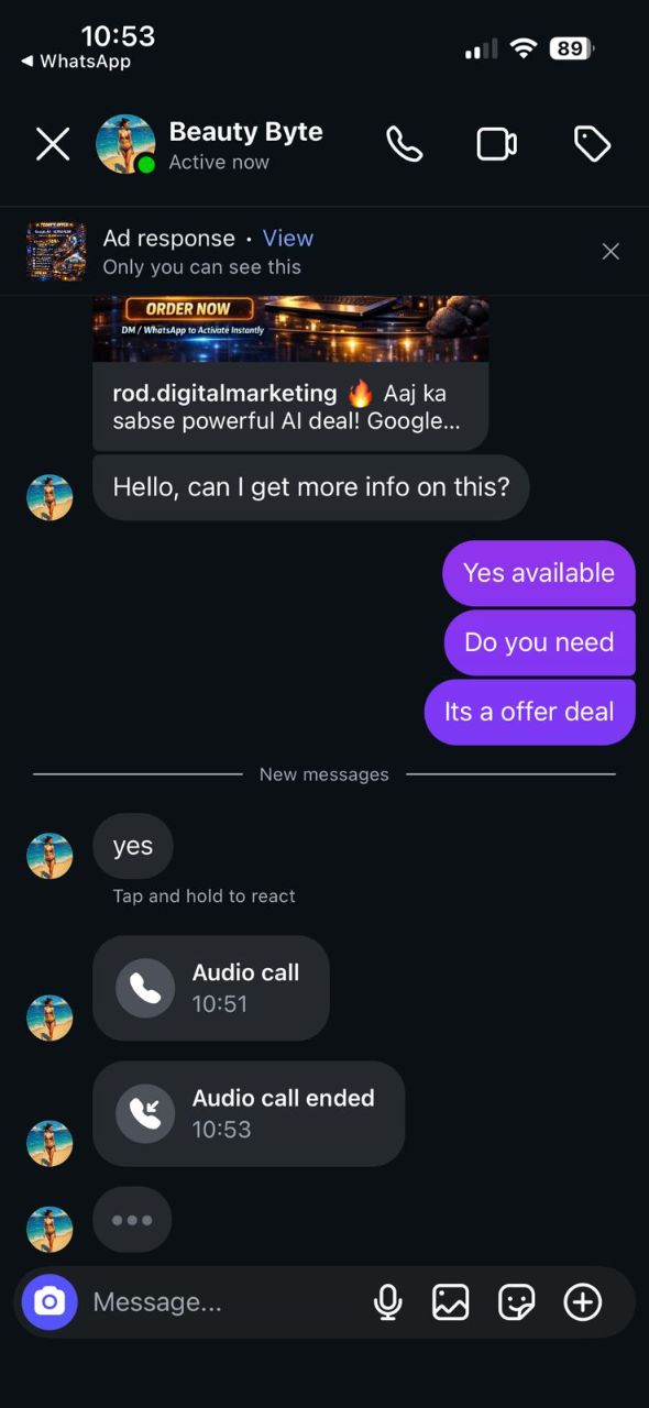 Conversion Campaign